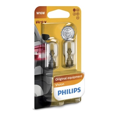 Philips Крушка, мигач philips w16w, 12v, 16w, 2 бр