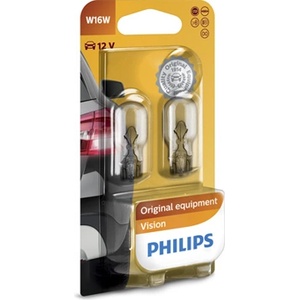 Philips Крушка, мигач philips w16w, 12v, 16w, 2 бр