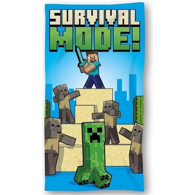 Faro Osuška Minecraft Survival Mode 70x140 cm