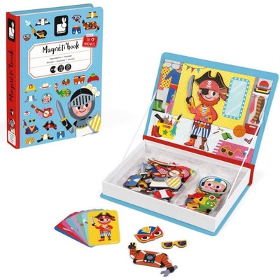 Janod magnetibook Obliekanie chlapci
