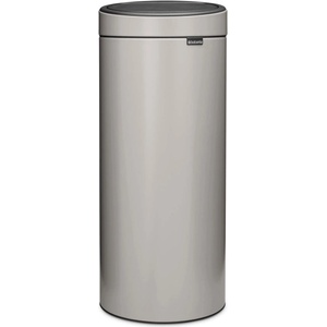 Brabantia Кош за боклук Brabantia Touch Bin New 1010459, 30 л, Безшумно и плавно затваряне, Светлосив (1010459)