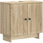 vidaXL Шкаф за мивка в баня EDE Дъб сонома 59, 5 x 31, 5 x 59 см (895907)