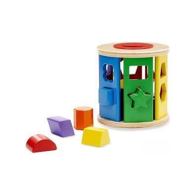 Melissa & Doug Дървен сортер ролка с форми 19041 Melissa and Doug, 000772190411