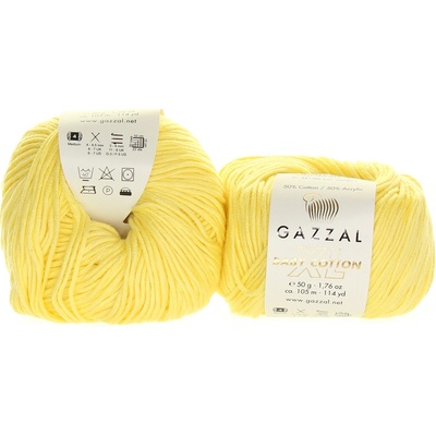 Gazzal Baby Cotton XL 3413 světle žlutá