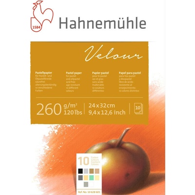 Hahnemühle Blok pro pastel Velour 24 x 32 cm vícebarevný