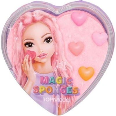 Top Model Комплект козметични тампони, 10 бр. компресирани, 2 бр. стандартни