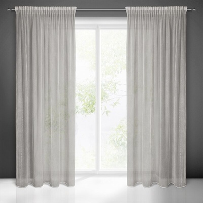 Takoy Závěs REGINA se síťovou strukturou v eko stylu 135 x 270 cm-HF-416964 | 135 x 270 cm