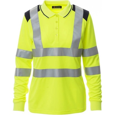Payper GUARD+ WINTER LADY FLUO Dvojfarebná reflexná polokošeľa žltá/navy blue S