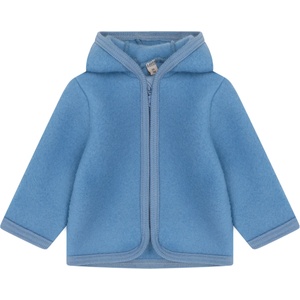 Huttelihut Детско вълнено яке Huttelihut Kid's Jacket Ears Wool Fleece Merino jacket - Windward Blue - размер 62 (EU) (703-6673-0712)
