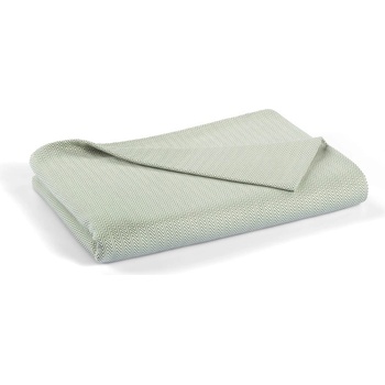 Mijolnir Зелена памучна покривка за двойно легло 240x260 cm Линии - Mijolnir (582CAN1711)