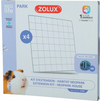 Zolux Neopark komponenty do klece morče 4 panely mřížka