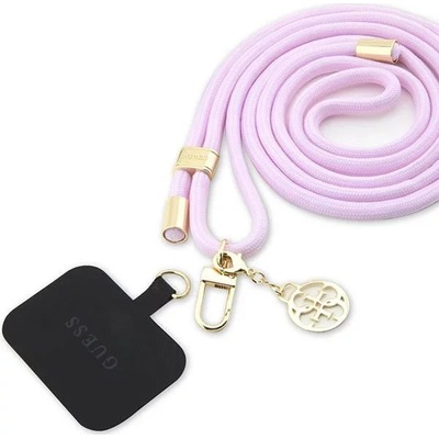 Šňůrka na krk Guess Universal CBDY Cord strap lilac – Zbozi.Blesk.cz