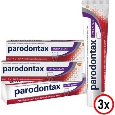 Parodontax Ultra Clean 3 x 75 ml
