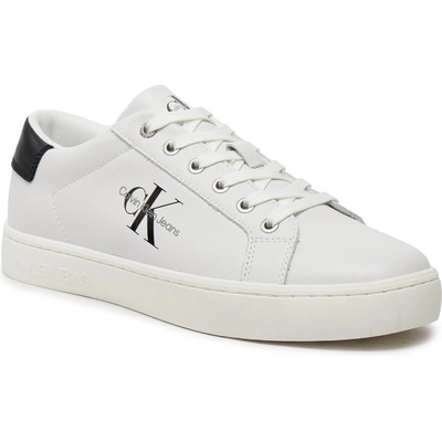 Calvin Klein Jeans Classic Cupsole Laceup Low bílé