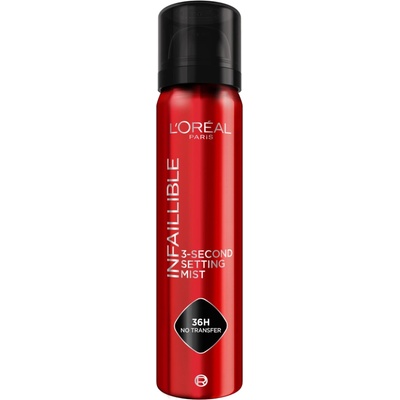 L'Oréal Paris Infaillible 3-Second Setting Mist fixátor make-upu 75 ml