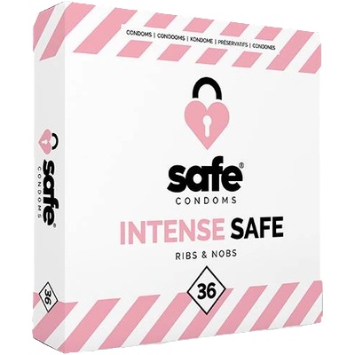 Safe - condoms Ribs & Nobs 36 pcs