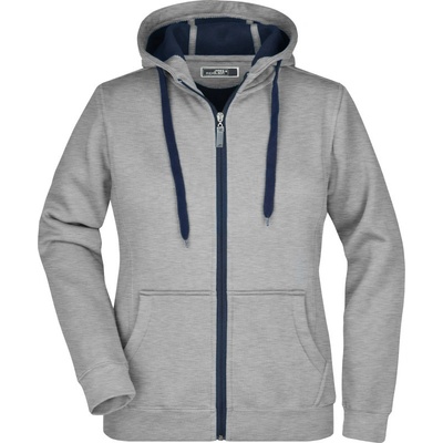 James & Nicholson Doubleface JN 354 COT-02035489005 šedá/navy