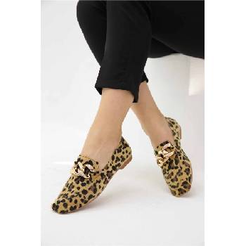 Moda Trend Дамски обувки - Черни с жълт #321003 (321003_Черно)