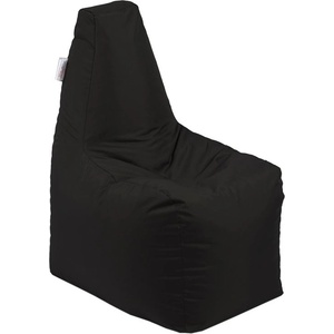 Pufrelax Пуф стол за деца Sunlounger Junior, водоустойчив, Черен
