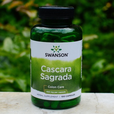Swanson Cascara Sagrada 450 mg 100 kapslí