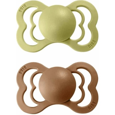 Bibs Supreme silikon Ivory baby pink 2 ks