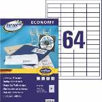 EUROPE100 Avery Zweckform ETIK. ZF ECONOMY 48.5X16, 9MM 050 100ARK LABEL E100 ELA050 - ELA050