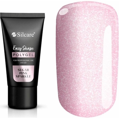 Silcare POLYGEL Easy Shape SUGAR PINK SPARKLE 30 g