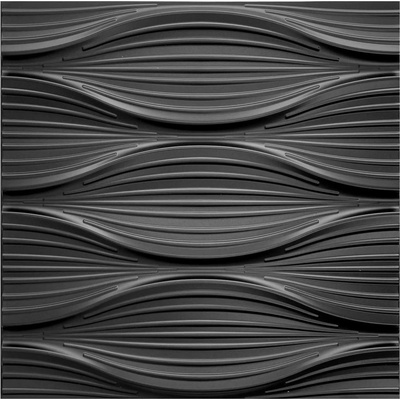 Impol Trade 3D PVC DNA D130 čierny 500 x 500 mm 1ks