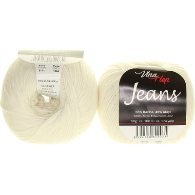 Vlna Hep Jeans krémová 8171