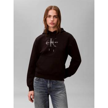 Calvin Klein Суичър Calvin Klein Jeans Core Monogram Logo Hoodie - CK Black