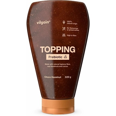 Vilgain Prebiotic Topping čokoláda a lískový oříšek 320 g – Zboží Dáma