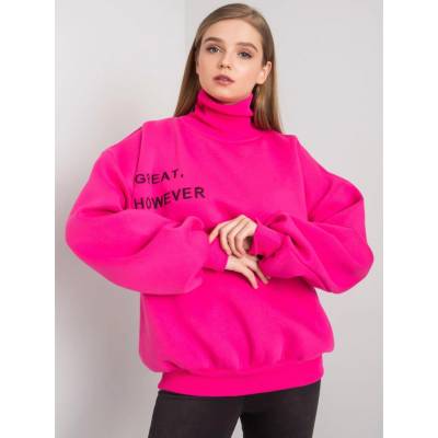 Dámská mikina s rolákem EM-BL-649.23X Fuchsiová