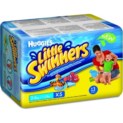 Huggies little swimmers XS 3-6 kg 13 ks