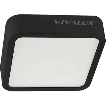 VIVALUX LED ОСВЕТИТЕЛНО ТЯЛО HUGO 18W 230V IP44 CL-4000K 175x175x35mm 1440lm ЧЕРЕН (VIVO04662)