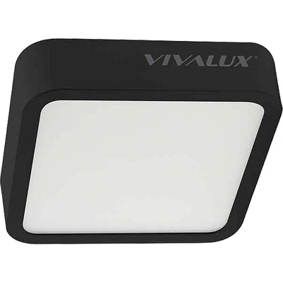 VIVALUX LED ОСВЕТИТЕЛНО ТЯЛО HUGO 18W 230V IP44 CL-4000K 175x175x35mm 1440lm ЧЕРЕН (VIVO04662)