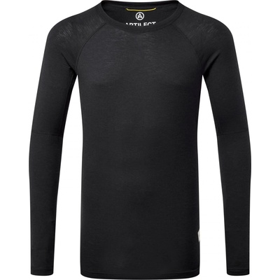 ARTILECT Мъжко мериносово термобельо ARTILECT Boulder 125 Crew L/S Merino base layer - Black - размер XXL (015-1236-0116)