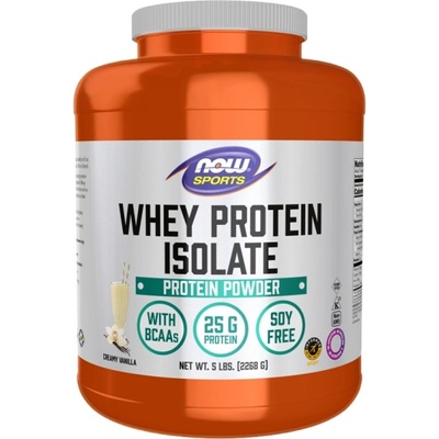 NOW Whey Protein Isolate [2268 грама] Ванилия