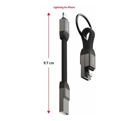 Swissten 71551060 USB A/Lightning, 9,7cm