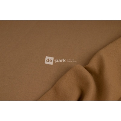 de-park Počesaná teplákovina silná - béžová