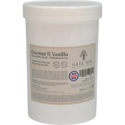 Gaia Spa telový peeling kokos a vanilka 800 ml
