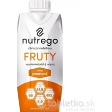 Nutrego FRUTY pomaranč 12x330 ml