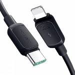 Joyroom Multi-Color Series A14 USB-C/ Lightning 20W Kabel 1, 2 m - Schwarz