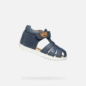 GEOX Тъмносини момчешки обувки за първи стъпки Geox Sandal Macchia Geox | Sin | Момчешки | 18