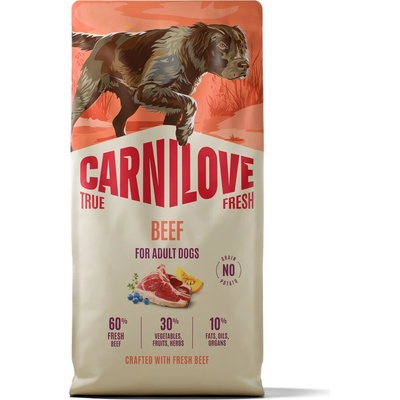 Carnilove True Fresh Adult hovězí 2 x 12 kg
