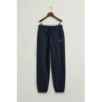 Gant Relaxed GRAPHIC SCRIPT Sweatpants Evening Blue