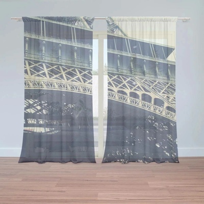 Sablio Záclony Eiffel Tower: 2ks 150x250cm