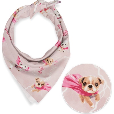 Biante Dětský bavlněný šátek Sandra SA-650 Psí superhrdinové na starorůžovém – Hledejceny.cz