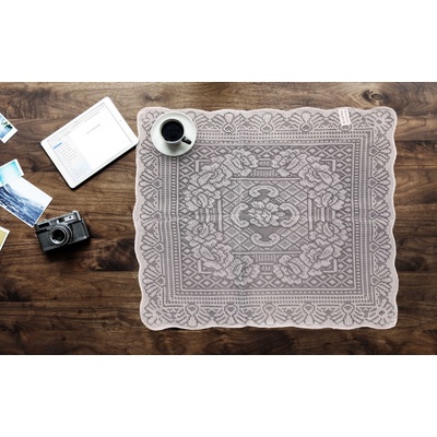 Top textil UBRUS bílá krajka 2ks 50x50cm