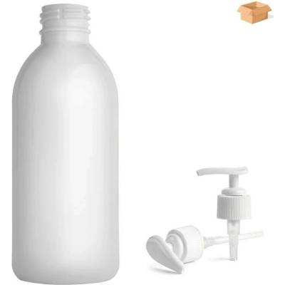 Tera plastová lahvička bílá s bílou pumpičkou 250 ml 180 ks