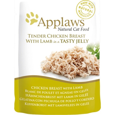 Applaws Jelly Kuřecí prsa s jehněčím 70 g